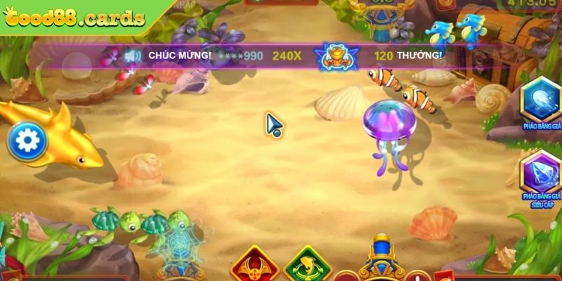 Bắn Cá Phát Tài Good88 Hấp Dẫn Với Những Bí Kíp Chiến Thắng 4 Chọn loại đạn chuẩn xác nhất