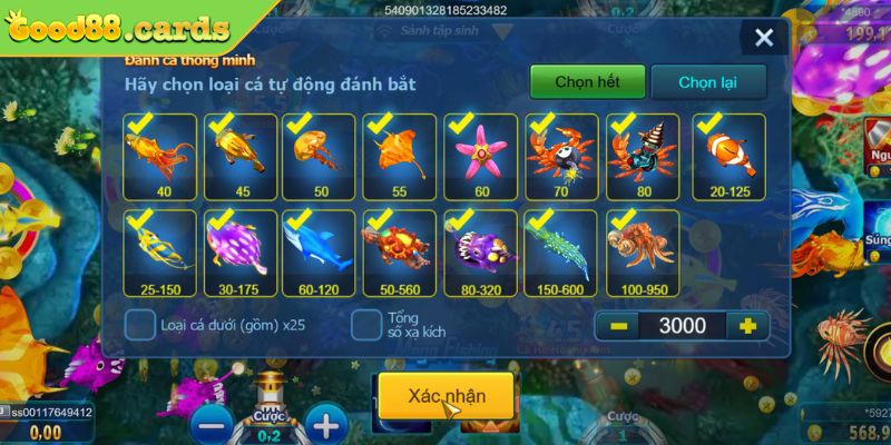 Vua Bắn Cá Good88 Thỏa Mãn Khám Phá Thế Giới Đại Dương 3 Game có đa dạng các sinh vật
