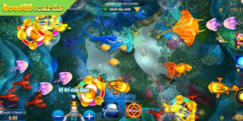 Vua Bắn Cá Good88 Thỏa Mãn Khám Phá Thế Giới Đại Dương 4 Súng lớn giúp săn cá hiệu quả